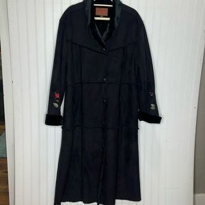 - Outback Trading Company Maxi Embroidered Coat Size Large